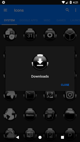 White Icon Pack Style 6 - Image screenshot of android app