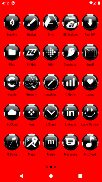 White Icon Pack Style 6 - Image screenshot of android app