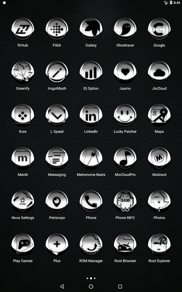 White Icon Pack Style 3 - Image screenshot of android app