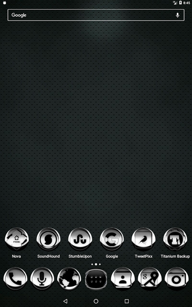 White Icon Pack Style 3 - Image screenshot of android app