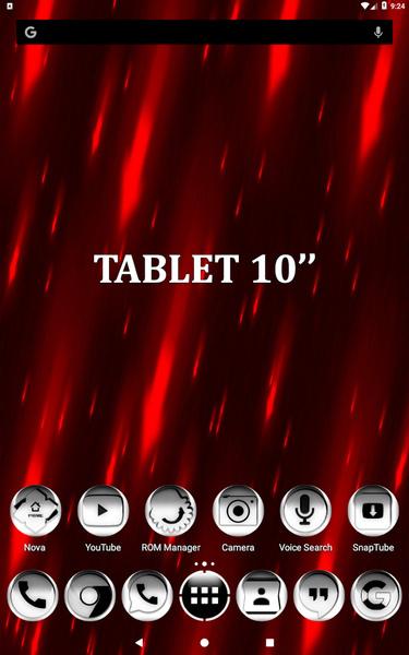 White O Icon Pack - Image screenshot of android app