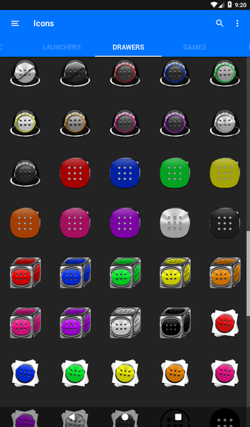 White O Icon Pack - Image screenshot of android app