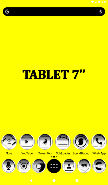 White O Icon Pack - Image screenshot of android app