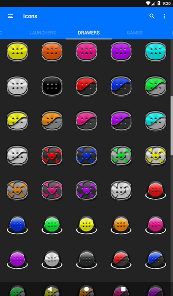 White O Icon Pack - Image screenshot of android app