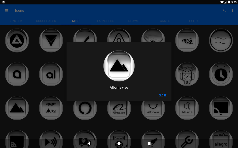 White O Icon Pack - Image screenshot of android app