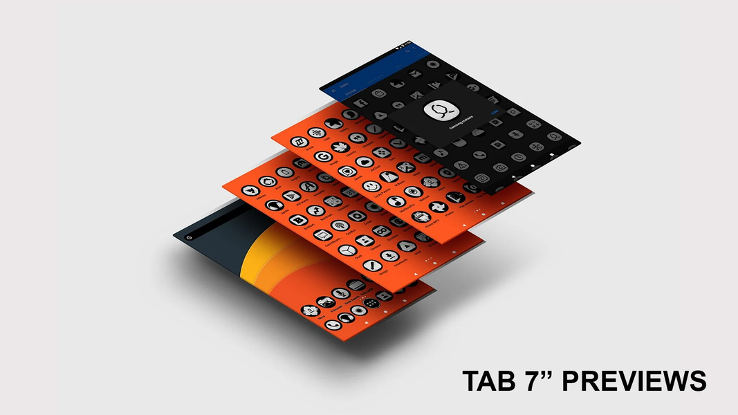 Oreo White Icon Pack - Image screenshot of android app