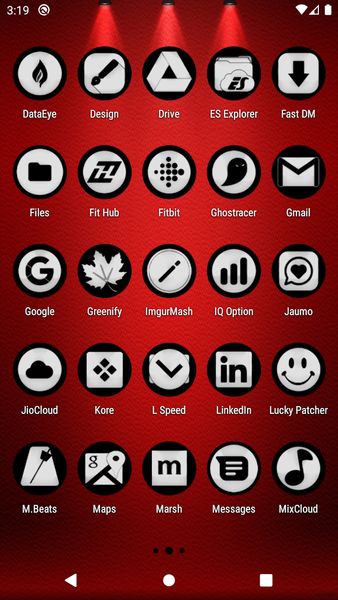Oreo White Icon Pack - Image screenshot of android app