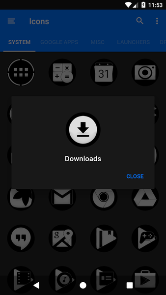 Oreo White Icon Pack - Image screenshot of android app