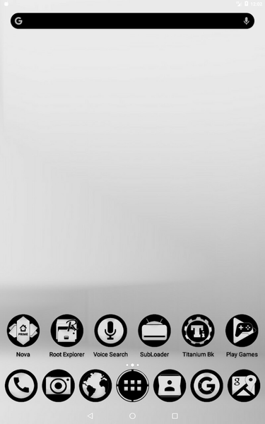 Oreo White Icon Pack - Image screenshot of android app