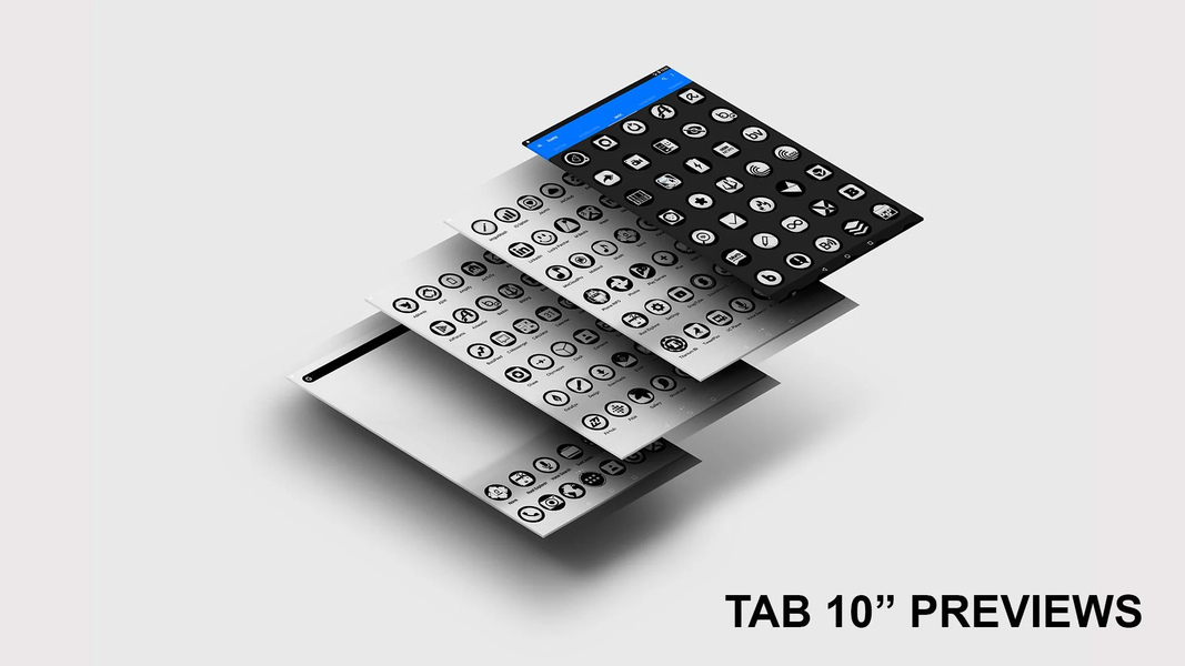 Oreo White Icon Pack - Image screenshot of android app