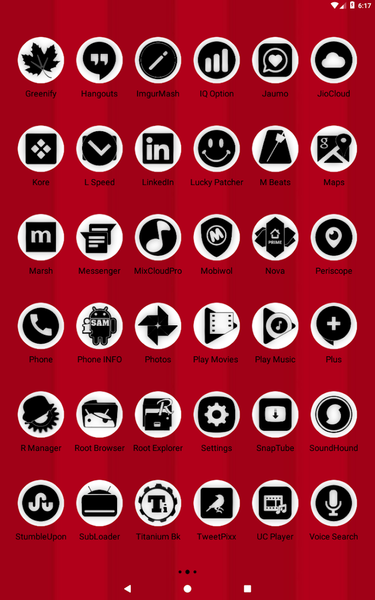 Oreo White Icon Pack P2 - Image screenshot of android app