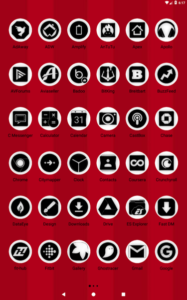 Oreo White Icon Pack P2 - Image screenshot of android app