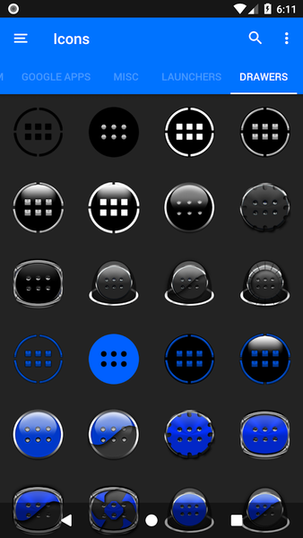 Oreo White Icon Pack P2 - Image screenshot of android app