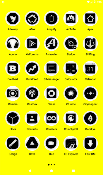 Oreo White Icon Pack P2 - Image screenshot of android app