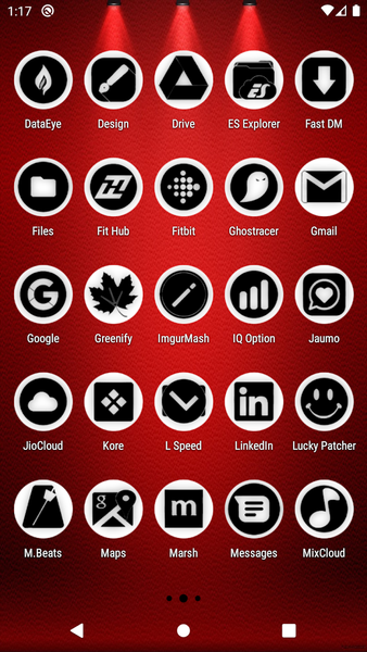 Oreo White Icon Pack P2 - Image screenshot of android app