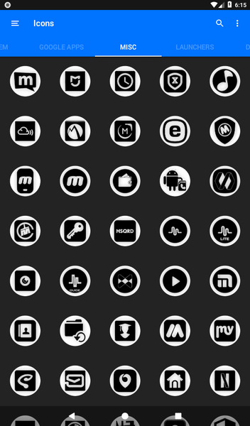 Oreo White Icon Pack P2 - Image screenshot of android app