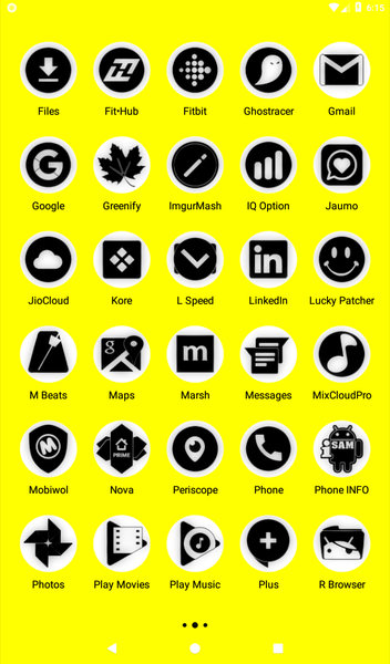 Oreo White Icon Pack P2 - Image screenshot of android app