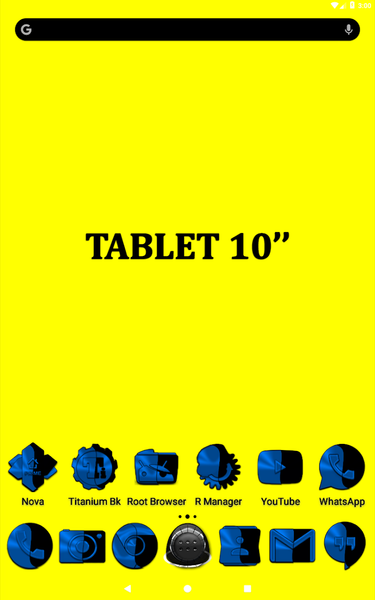 Wicked Blue Icon Pack - Image screenshot of android app