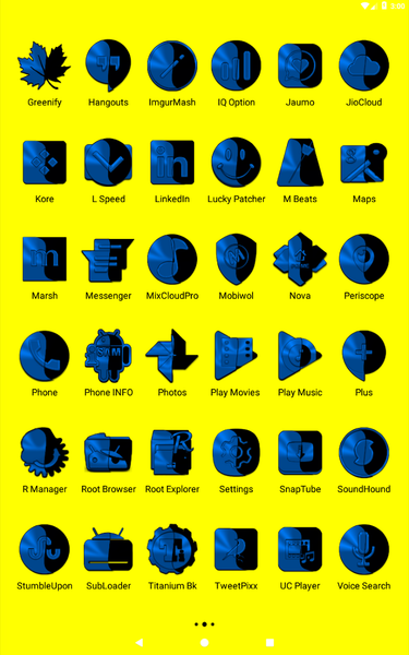 Wicked Blue Icon Pack - Image screenshot of android app