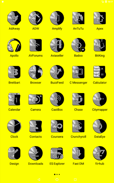 Wicked Silver Icon Pack - عکس برنامه موبایلی اندروید