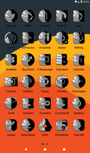 Wicked Silver Icon Pack - عکس برنامه موبایلی اندروید