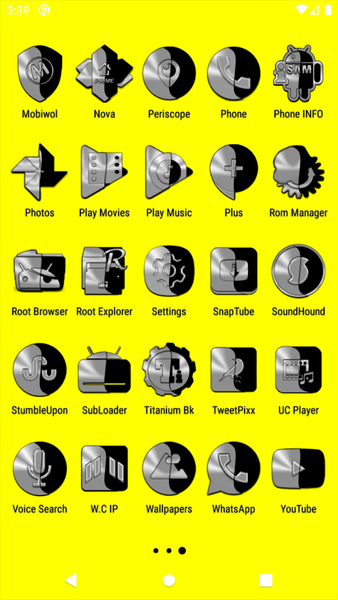 Wicked Silver Icon Pack - عکس برنامه موبایلی اندروید
