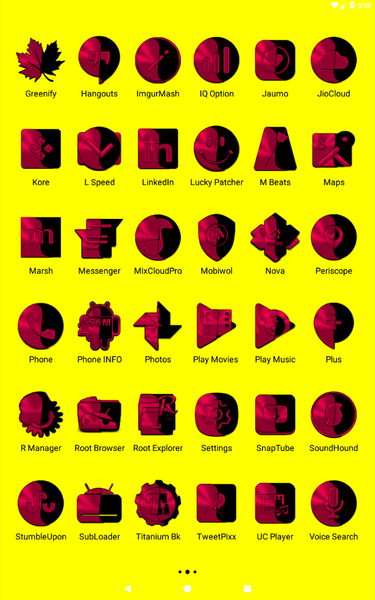 Wicked Crimson Icon Pack - عکس برنامه موبایلی اندروید