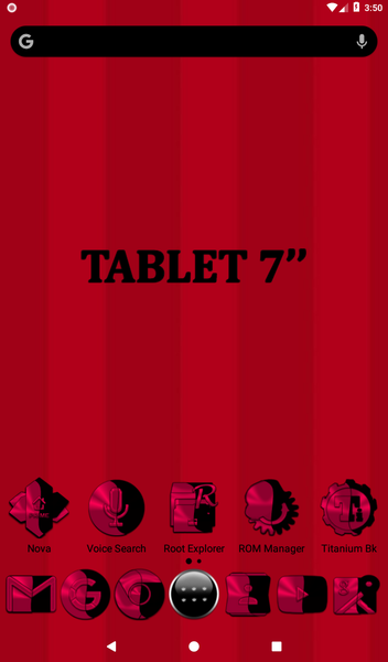 Wicked Crimson Icon Pack - عکس برنامه موبایلی اندروید