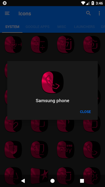 Wicked Crimson Icon Pack - عکس برنامه موبایلی اندروید