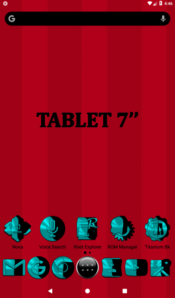 Wicked Cyan Icon Pack - عکس برنامه موبایلی اندروید