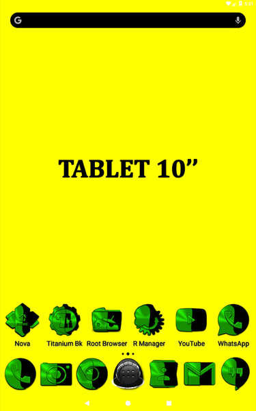 Wicked Green Icon Pack - عکس برنامه موبایلی اندروید