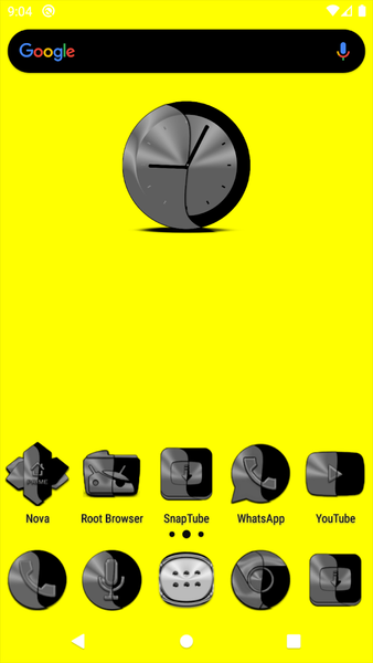 Wicked Grey Icon Pack - عکس برنامه موبایلی اندروید