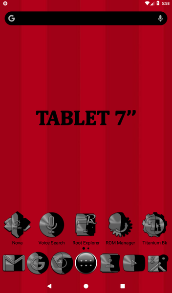 Wicked Grey Icon Pack - Image screenshot of android app