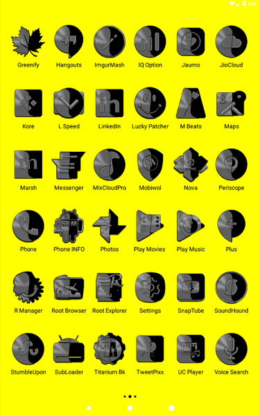 Wicked Grey Icon Pack - Image screenshot of android app