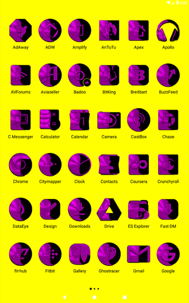 Wicked Magenta Icon Pack - عکس برنامه موبایلی اندروید