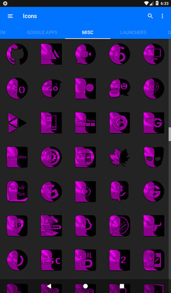 Wicked Magenta Icon Pack - عکس برنامه موبایلی اندروید