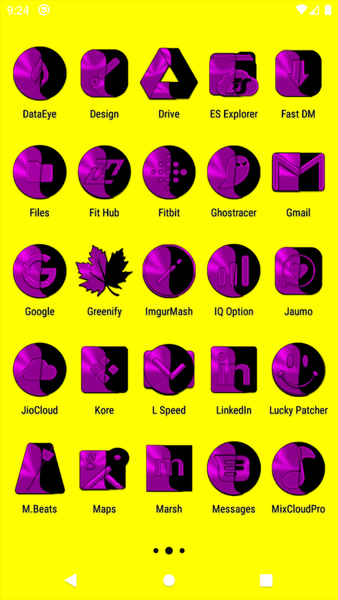 Wicked Magenta Icon Pack - عکس برنامه موبایلی اندروید