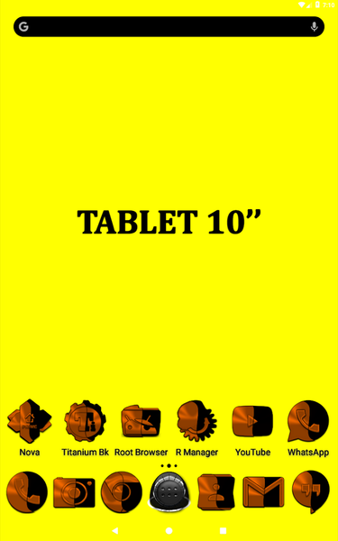 Wicked Orange Icon Pack - عکس برنامه موبایلی اندروید