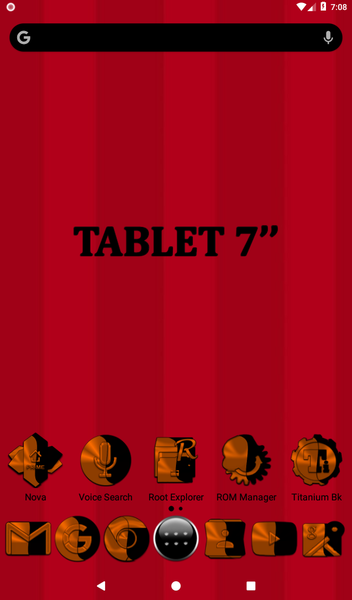 Wicked Orange Icon Pack - عکس برنامه موبایلی اندروید