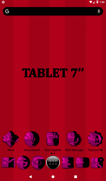 Wicked Pink Icon Pack - Image screenshot of android app