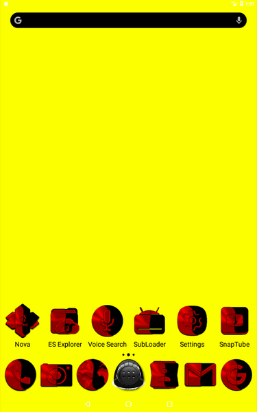 Wicked Red Icon Pack - Image screenshot of android app