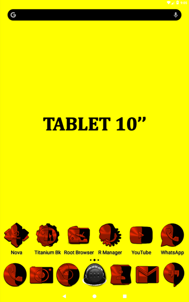 Wicked Red Orange Icon Pack - عکس برنامه موبایلی اندروید