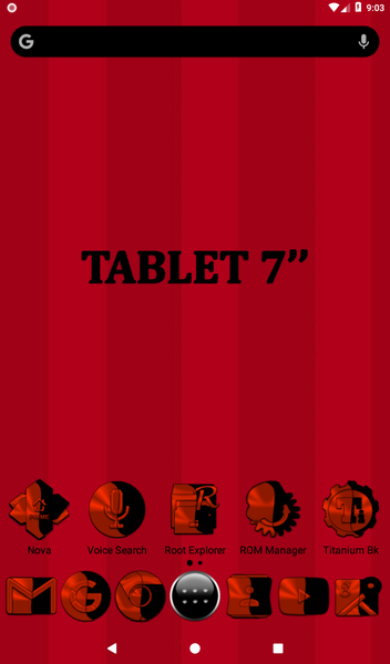 Wicked Red Orange Icon Pack - عکس برنامه موبایلی اندروید