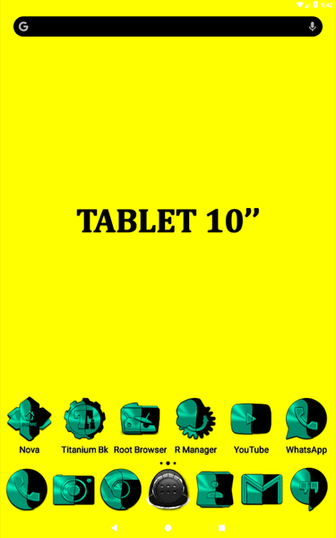 Wicked Teal Icon Pack - Image screenshot of android app