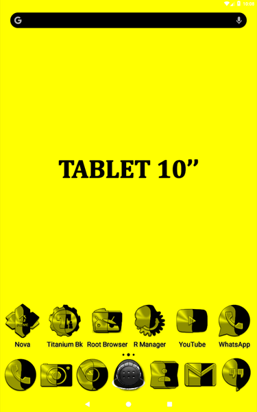 Wicked Yellow Icon Pack - عکس برنامه موبایلی اندروید