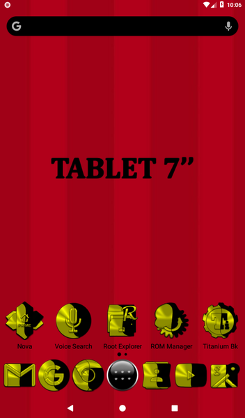 Wicked Yellow Icon Pack - عکس برنامه موبایلی اندروید