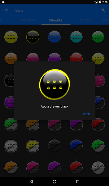 Yellow Glass Orb Icon Pack - عکس برنامه موبایلی اندروید