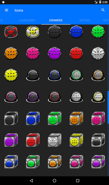 Yellow Glass Orb Icon Pack - عکس برنامه موبایلی اندروید