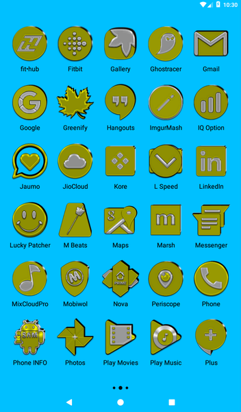 Yellow Icon Pack - عکس برنامه موبایلی اندروید
