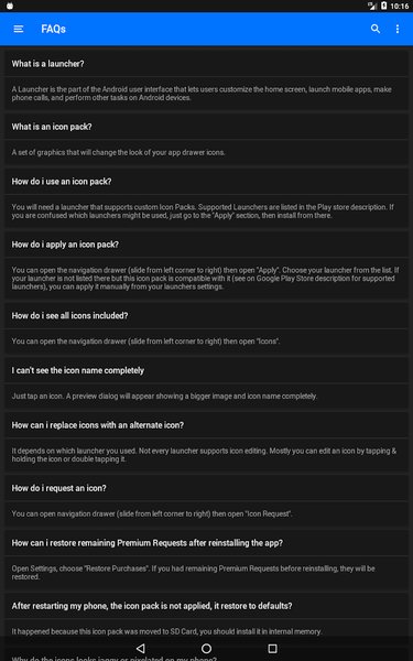 Yellow Icon Pack - عکس برنامه موبایلی اندروید